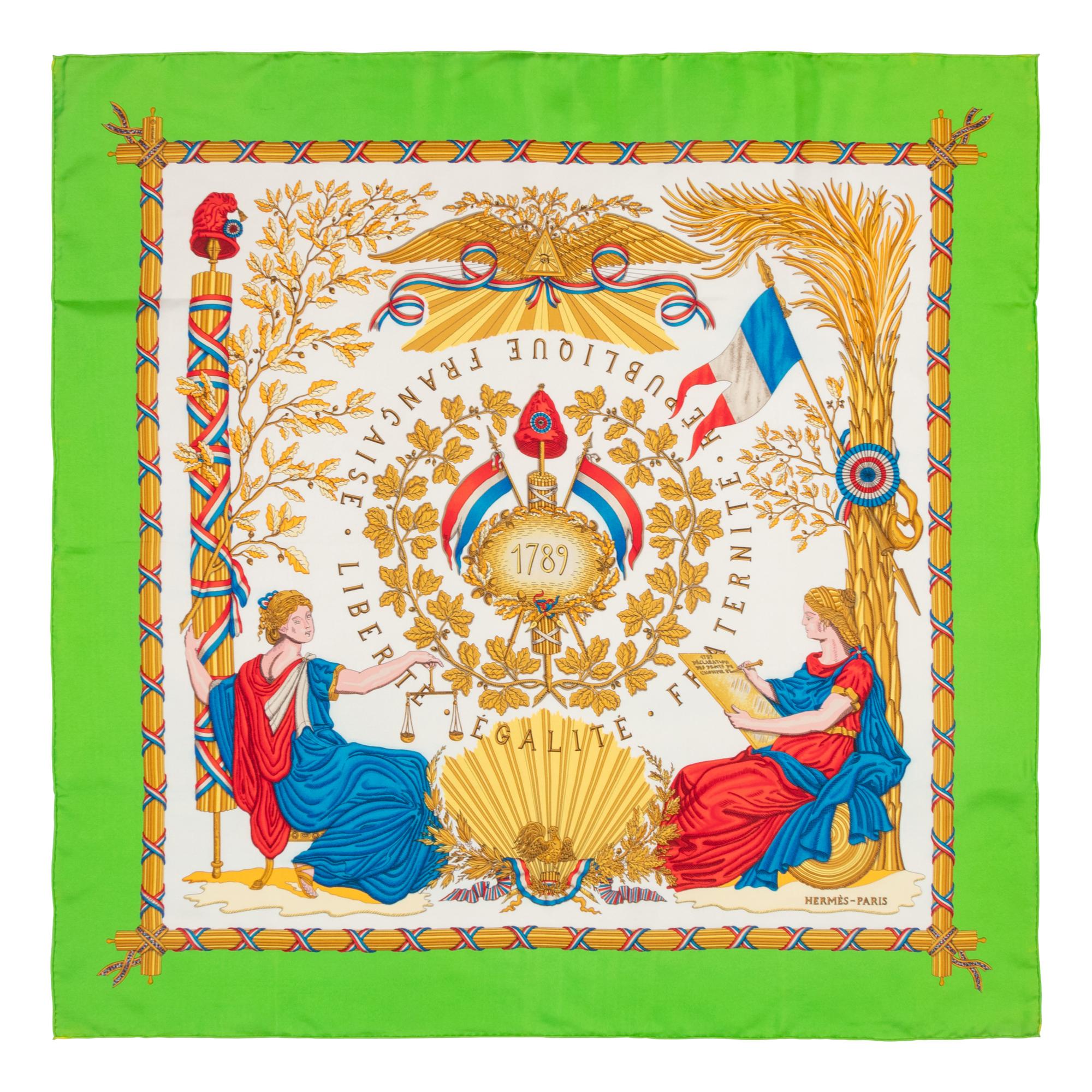 Three Hermès Scarves
