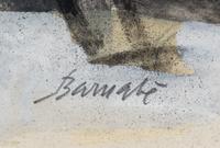 Two Fishermen on the Beach (Due pescatori sulla spiaggia) , c. 1955