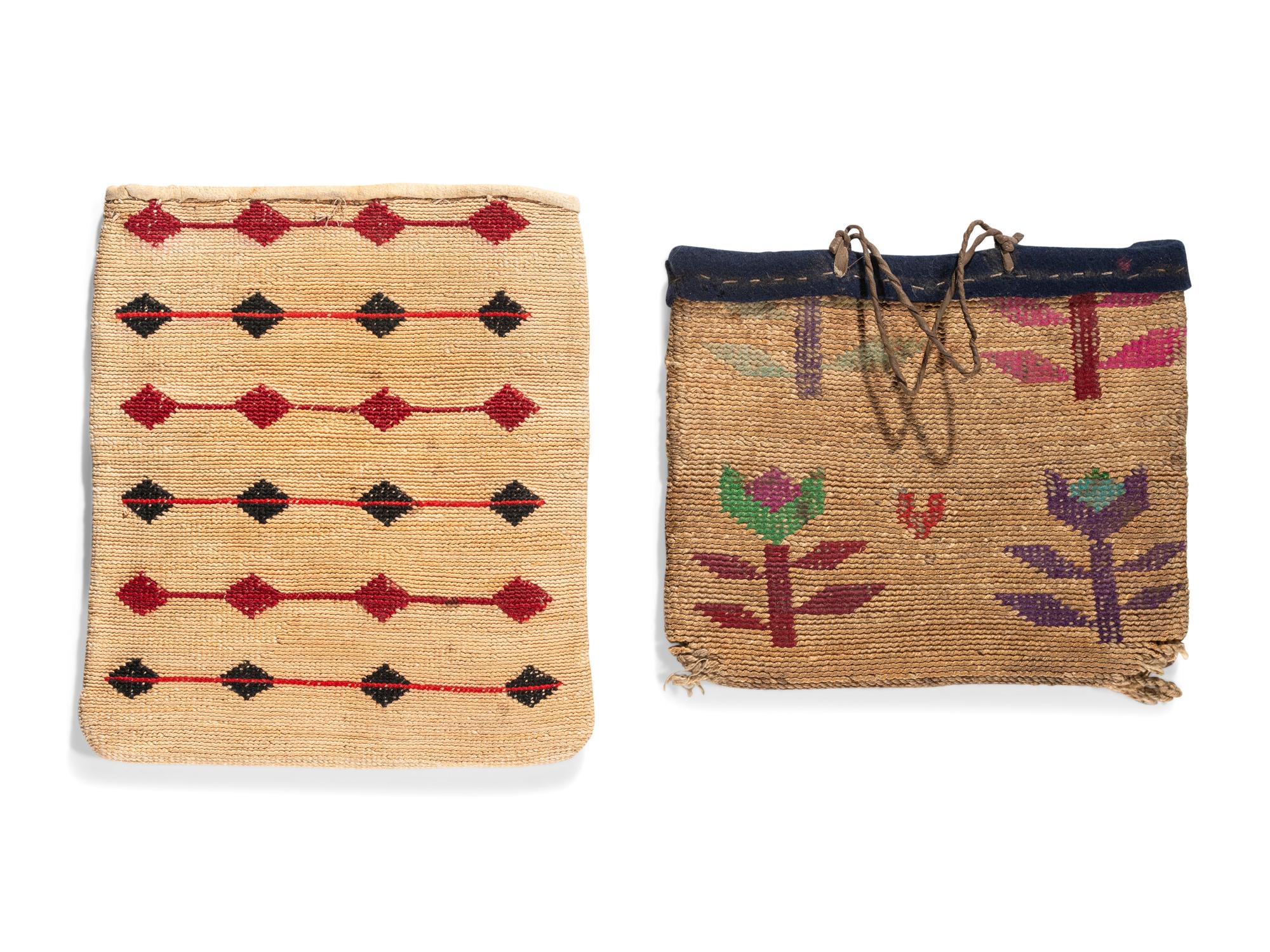 Nez Perce Corn Husk Bags