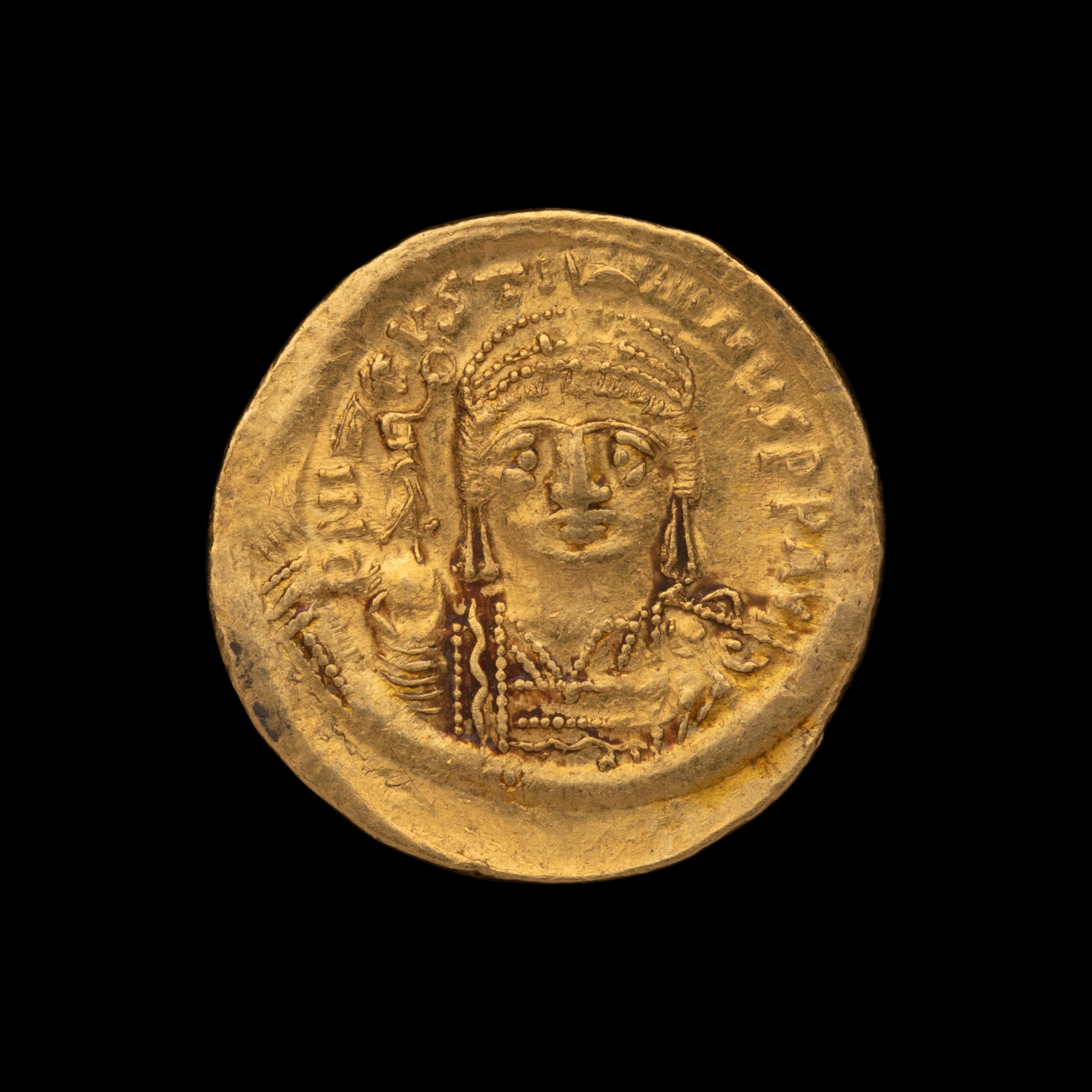 [ANCIENTS] EASTERN ROMAN EMPIRE. Justin II (c. 567-578 AD). Av Solidus (4.5g, 22mm)
