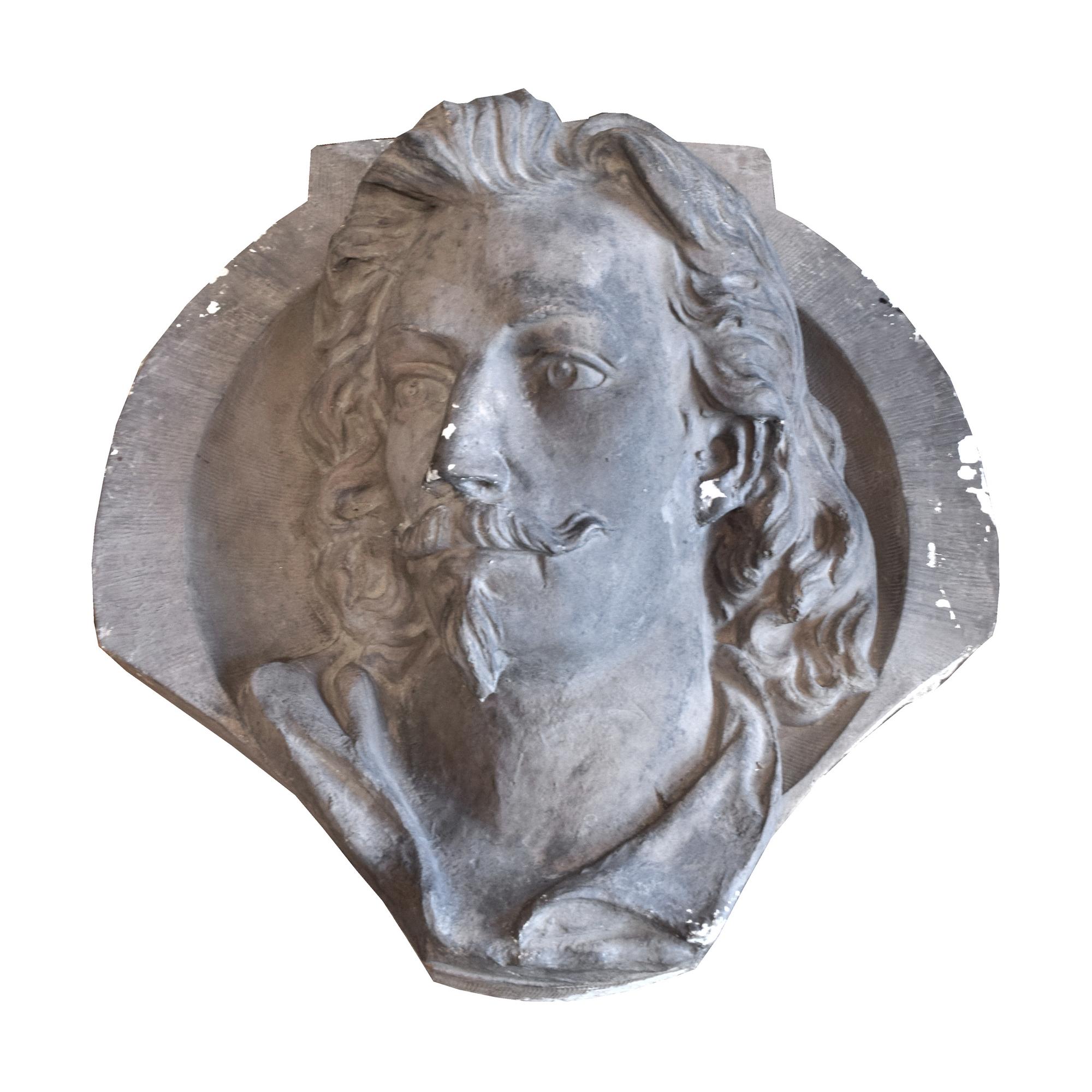 A Terra Cotta Ornament from the Adler and Sullivan Designed Garrick Theatre, Chicago, IL. 24" W x 16" D x 26" H — United States, Circa 1891