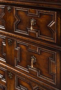 A Charles II Style Oak Chest of Drawers