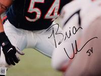A Group of Five Brian Urlacher Signed Autograph Items (Beckett Authentication Services BAS Certified)