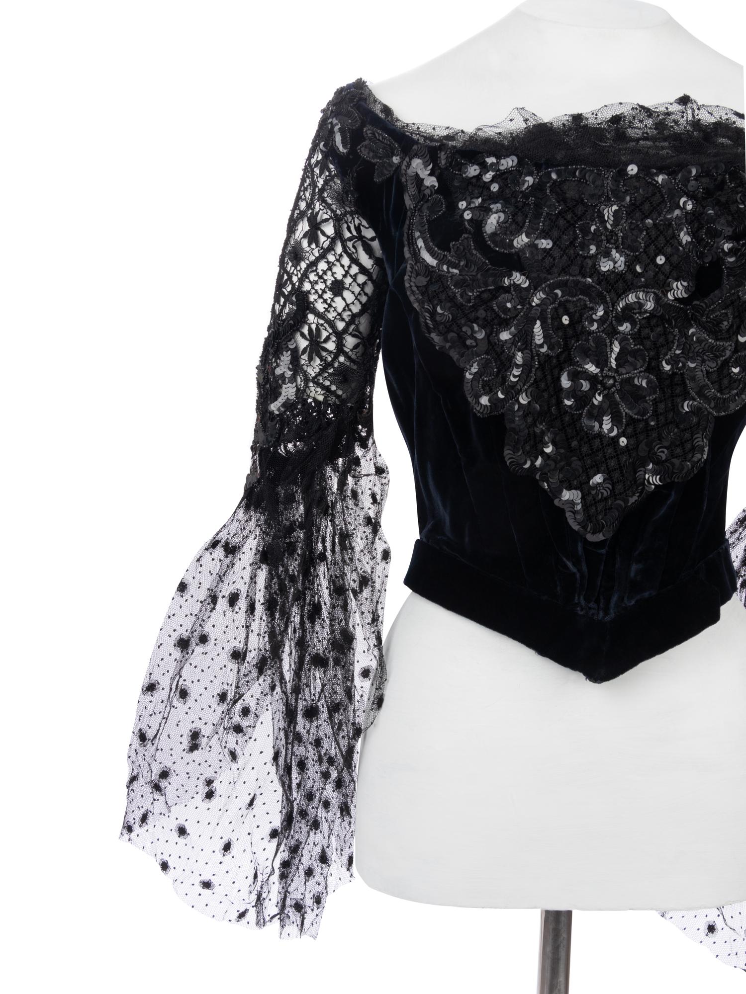 Three 19th and Early 20th Century Bodices, 1890-1900