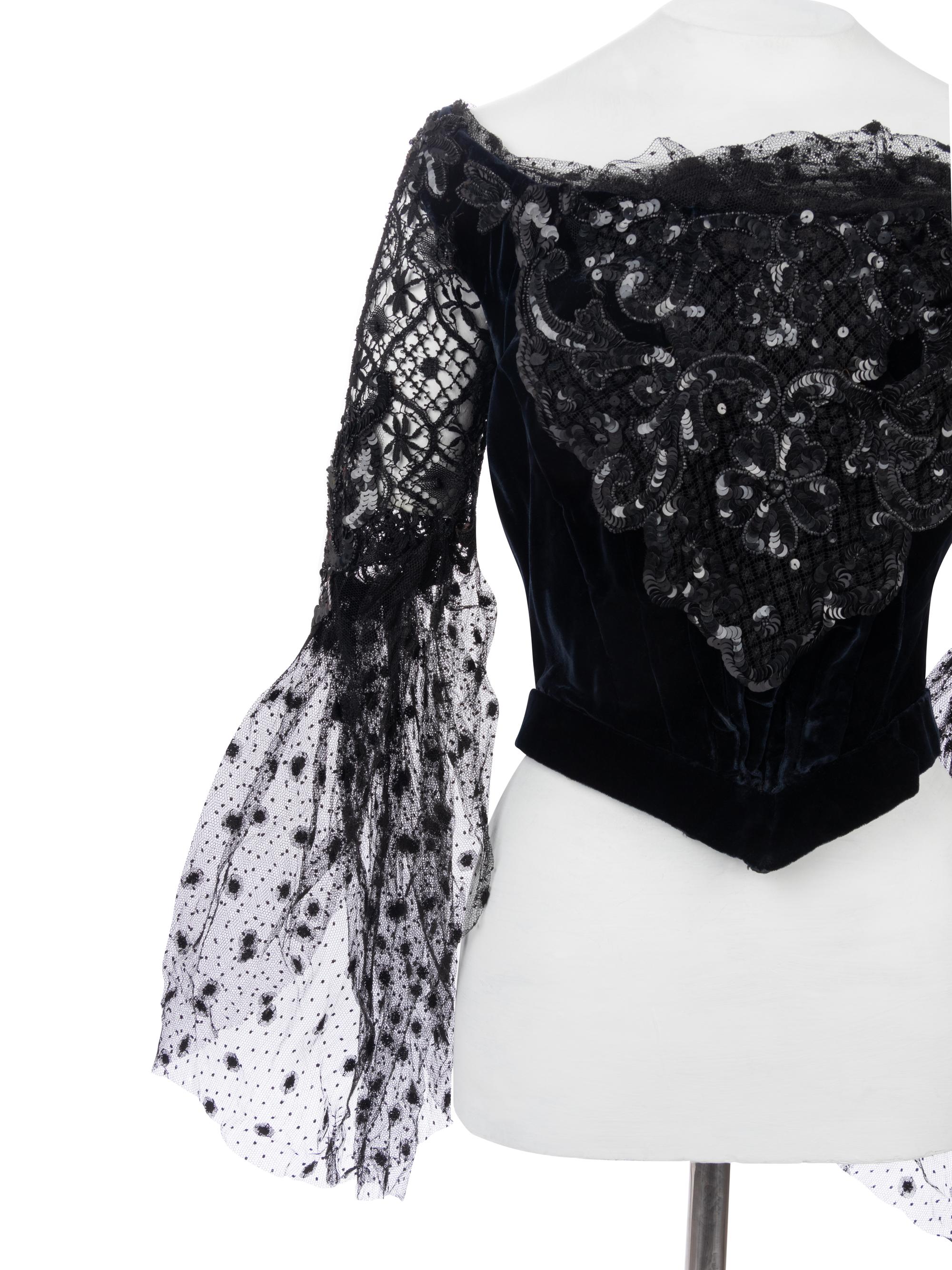 Three 19th and Early 20th Century Bodices, 1890-1900