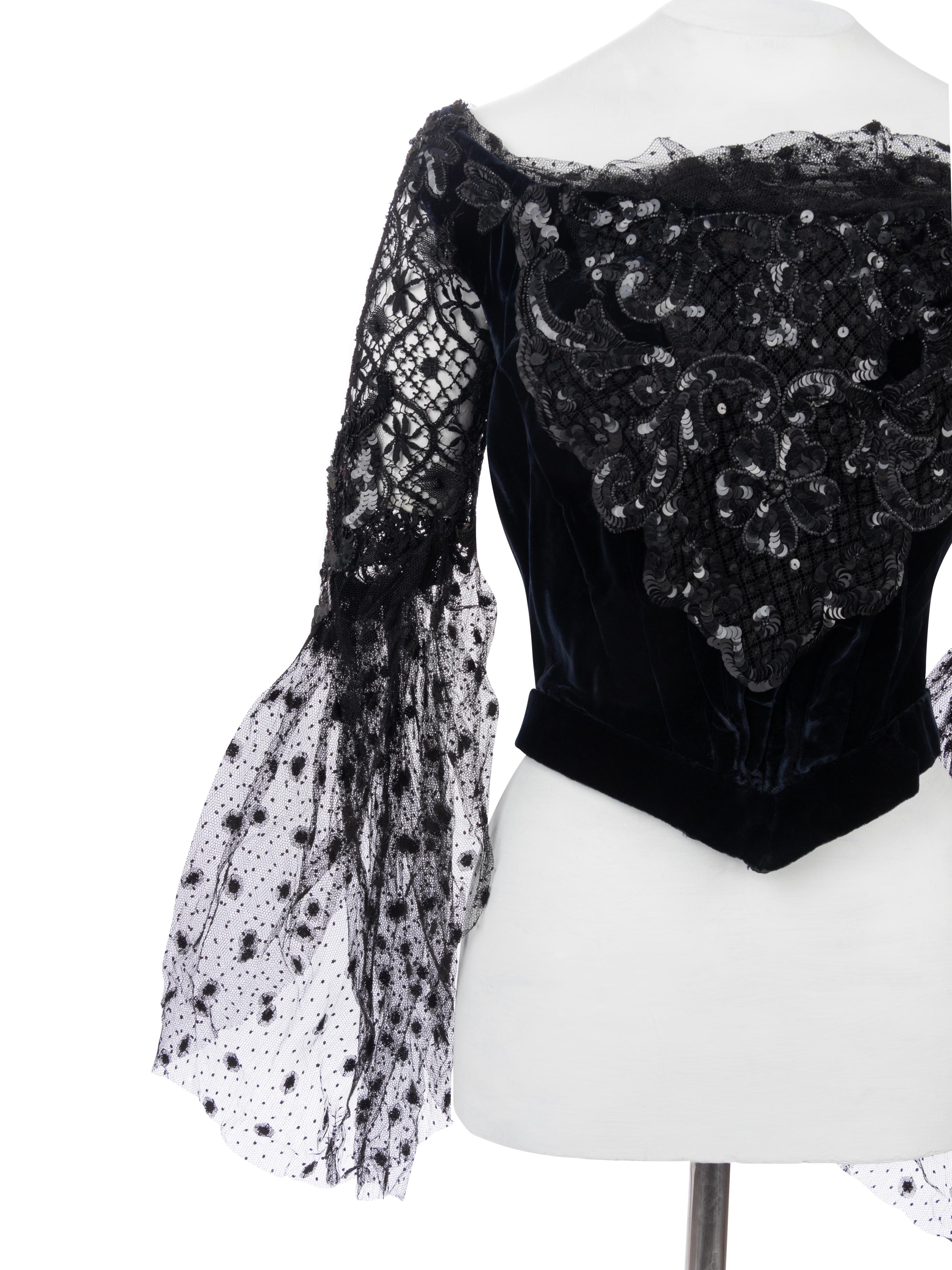 Three 19th and Early 20th Century Bodices, 1890-1900