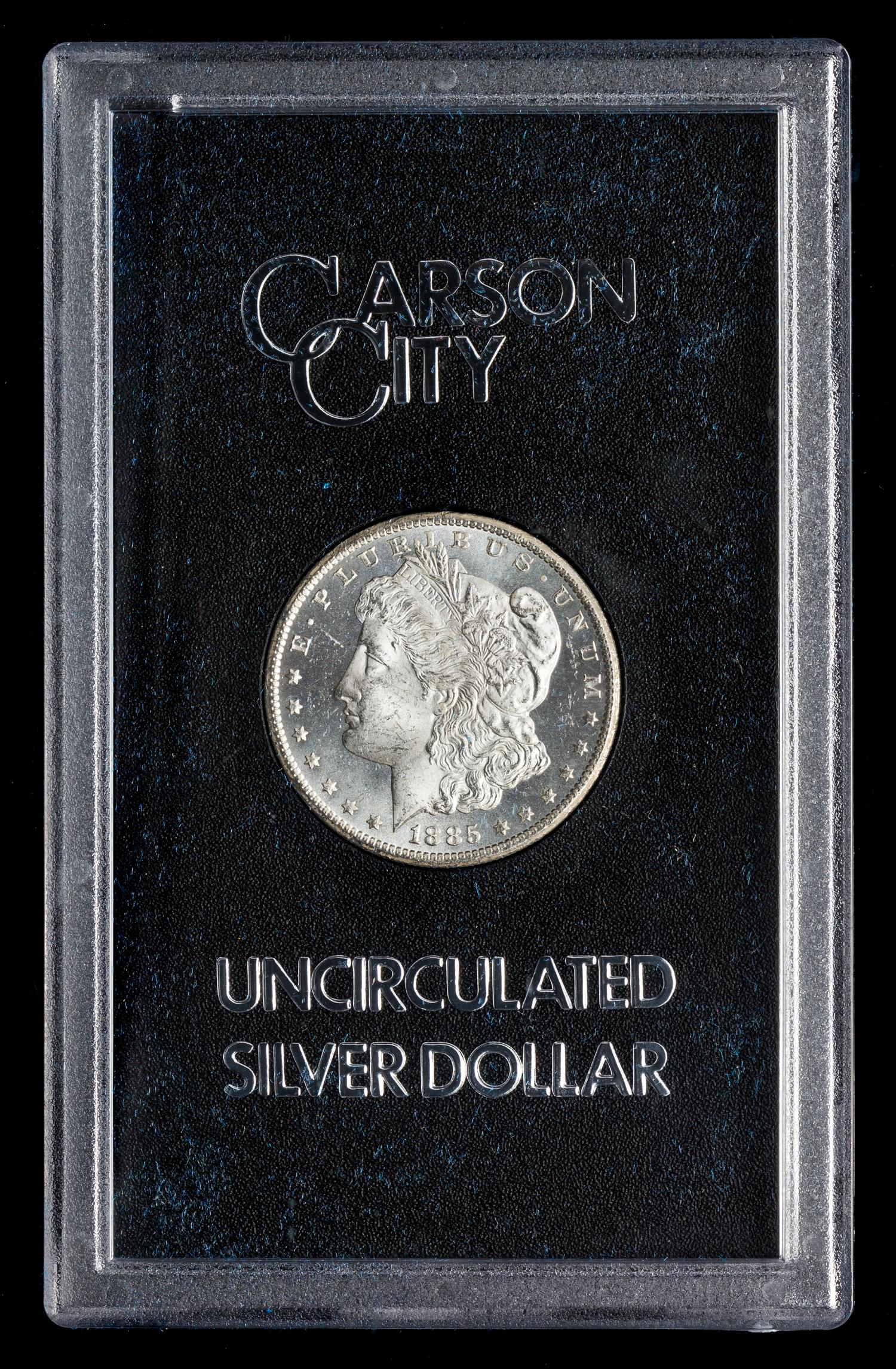 A United States 1885-CC GSA: Morgan Silver Dollar Coin