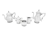 An American Silver Five-Piece Tea and Coffee Service