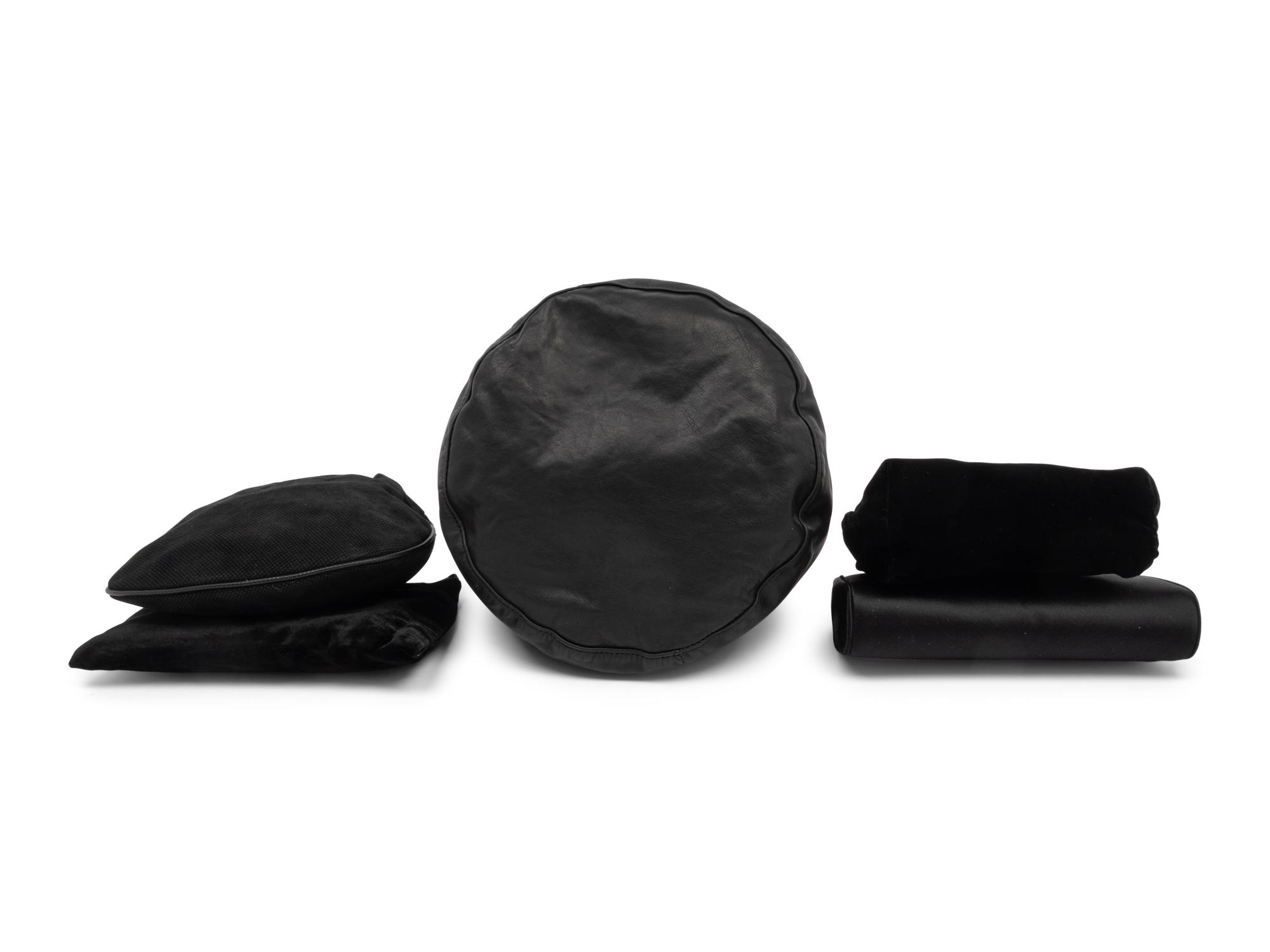 Five Designer Bags: One Leiber, Two Prada, Two Bottega