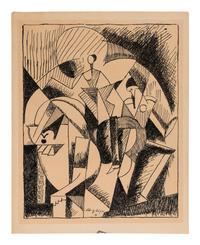 Sur une Écuyère de Cirque , 1914