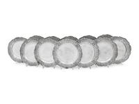 A Set of Twelve American Silver Bread Plates
