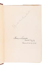 [AVIATION]. EARHART, Amelia (1897-1937). 20 hrs. 40 min. Our Flight in the Friendship. The American Girl, First Across the Atlantic by Air, Tells Her Story. New York: G.P. Putnam's Sons, 1928.