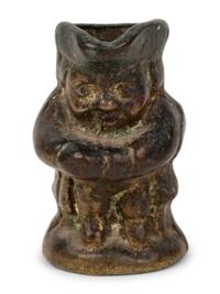 A Miniature Yorkshire Style Toby Jug and Two Miniature Toby Jug-Form Articles