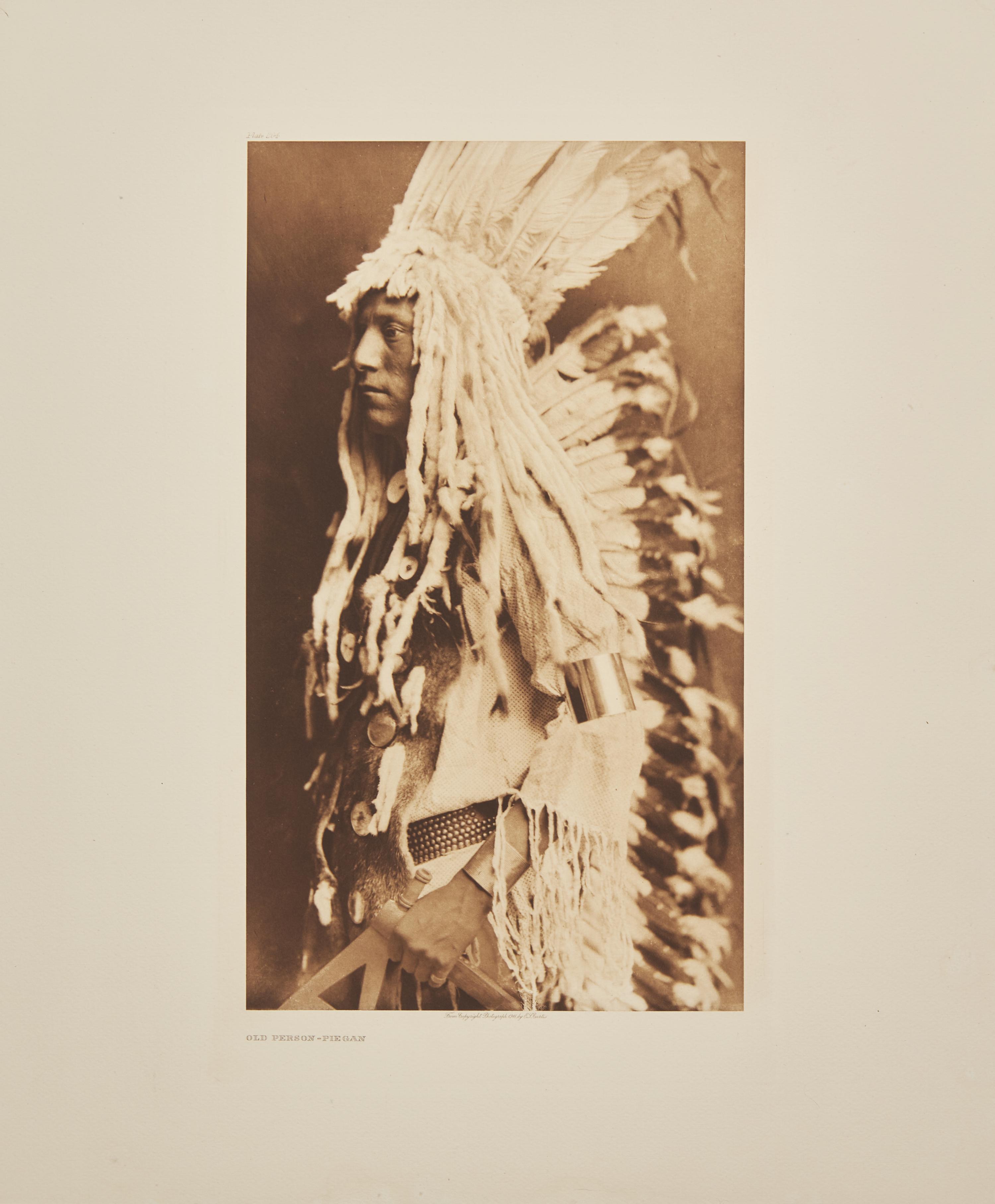 Edward Curtis (American, 1868-1952) — Old Person - Piegan , 1911
