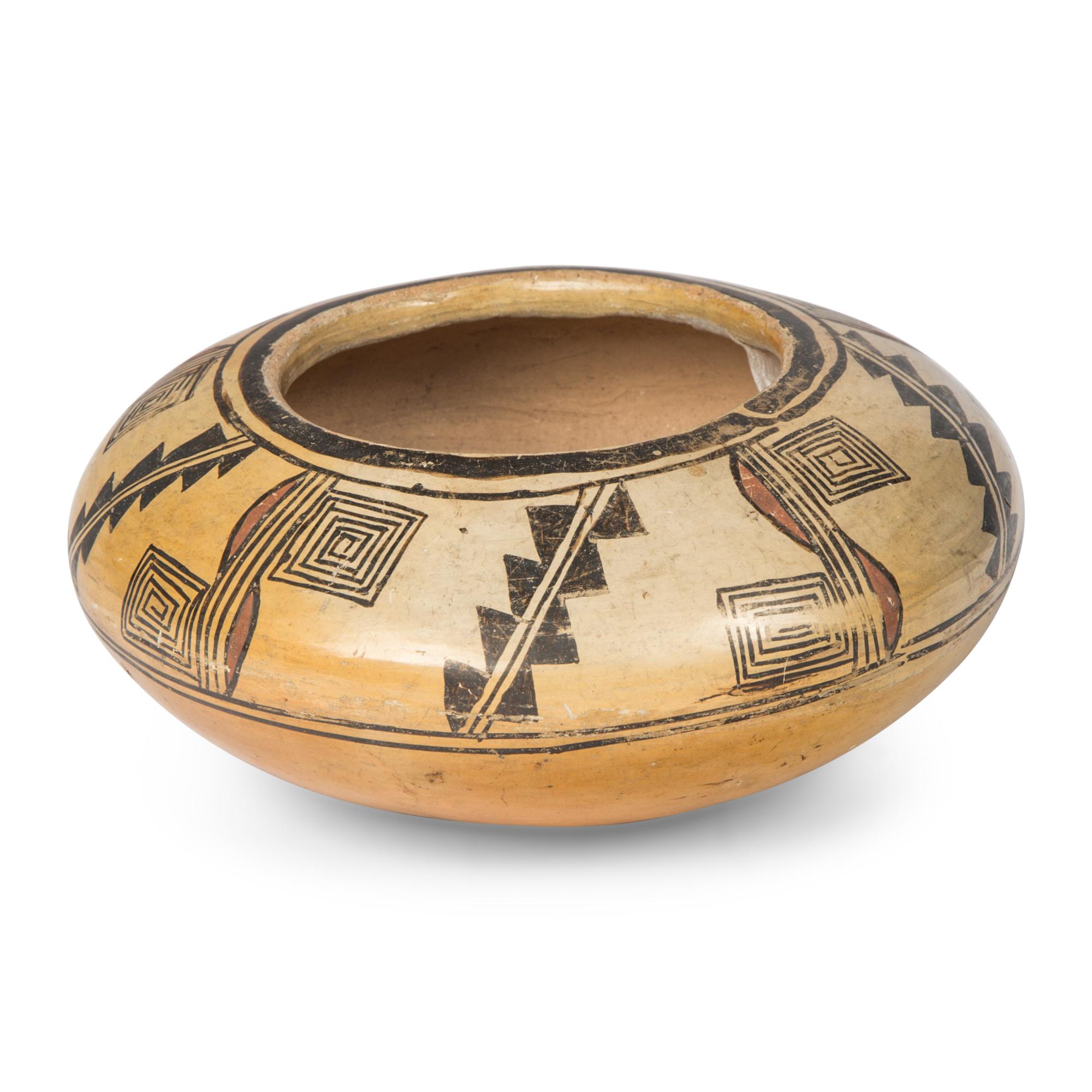 Hopi Polychrome Pottery Bowl