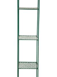 A Victorian Green-Painted Wrought Iron Etagere