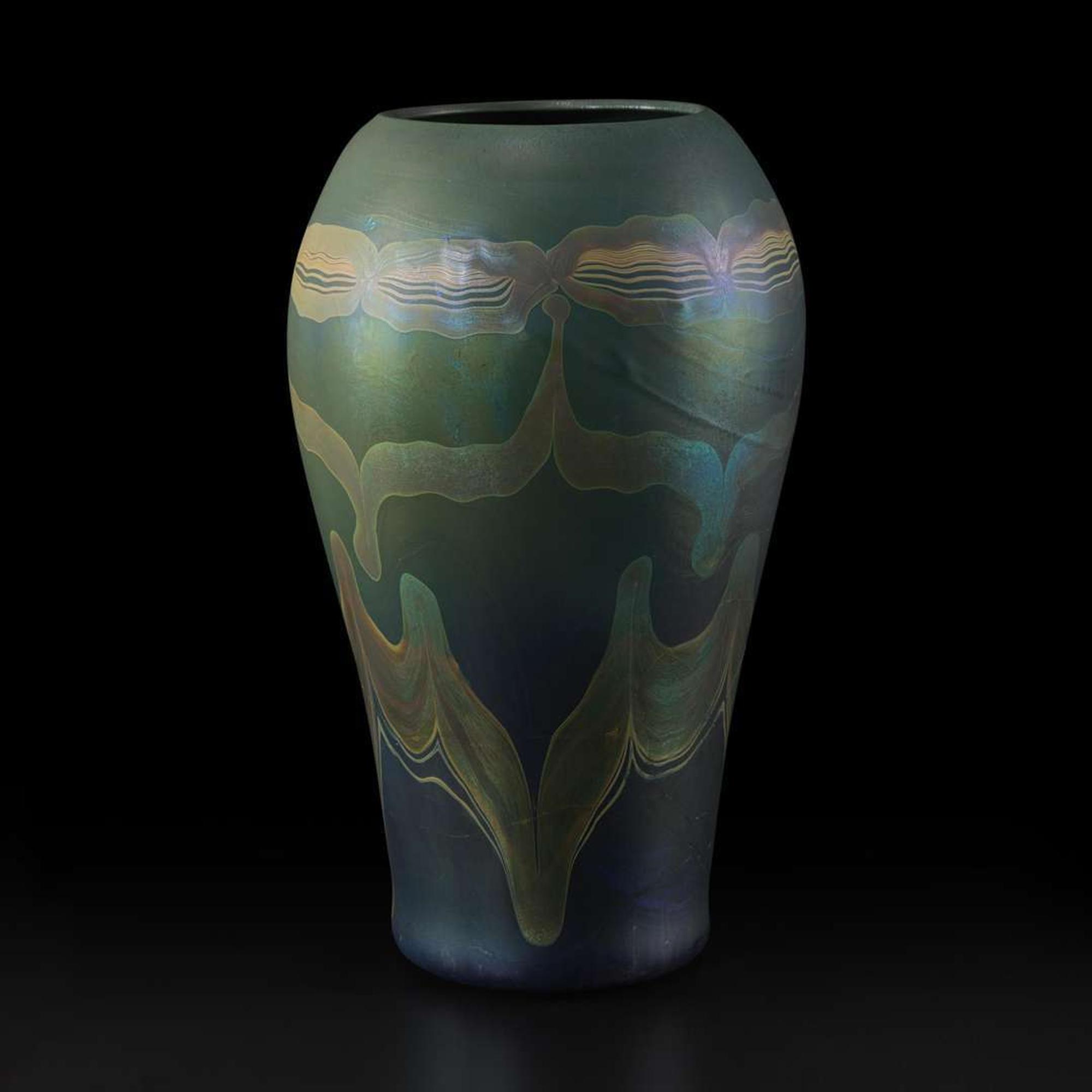 Tiffany Studios A Large Decorated Favrile Vase, New York, 1895