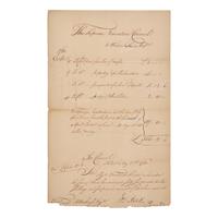 [Philadelphia Independence Hall] Pay Order for the Doorkeeper of Independence Hall in the Heat of the American Revolution, Signed by Joseph Reed