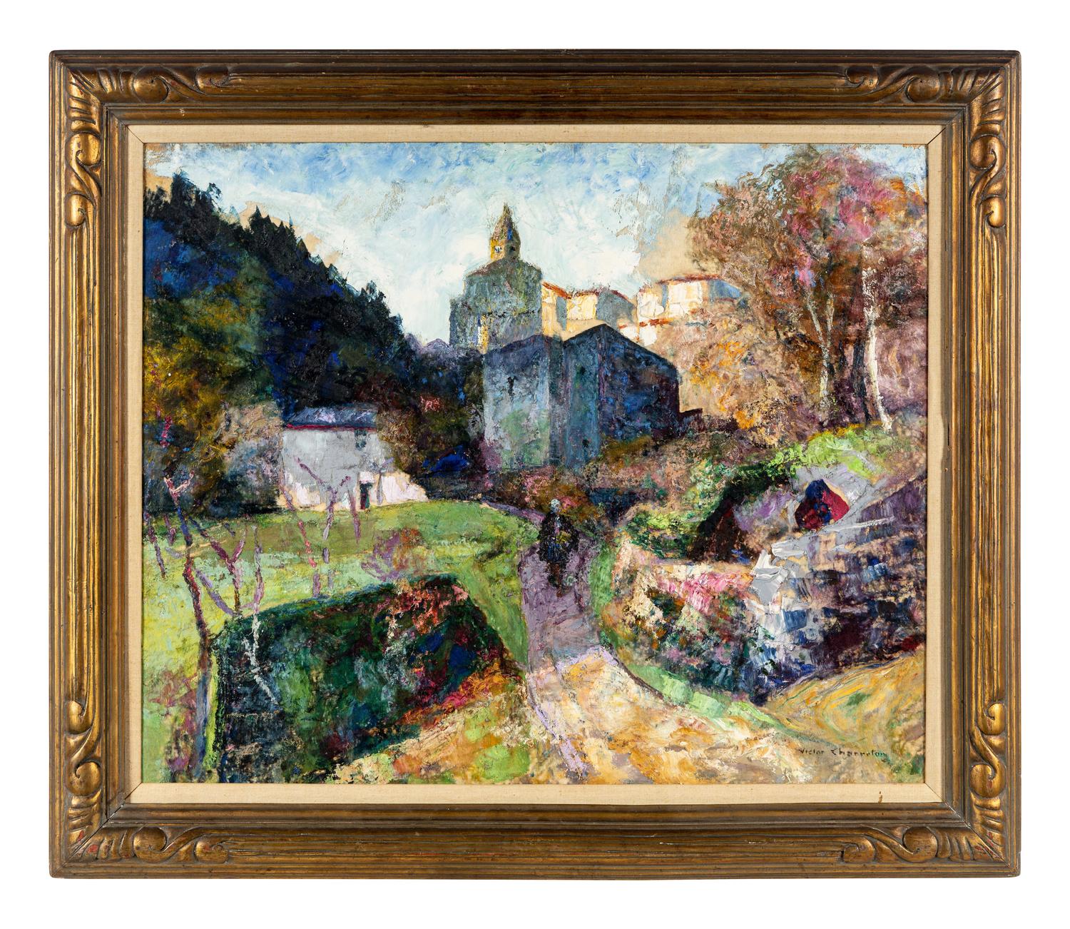L'église de Saint-Saturnin dans la vallée de la Monne
