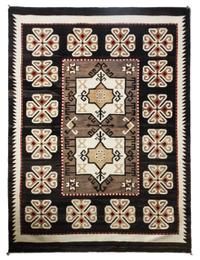 A Navajo Weaving, Bisti Area 51 x 69 inches.