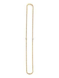 PAIR OF YELLOW GOLD NECKLACES