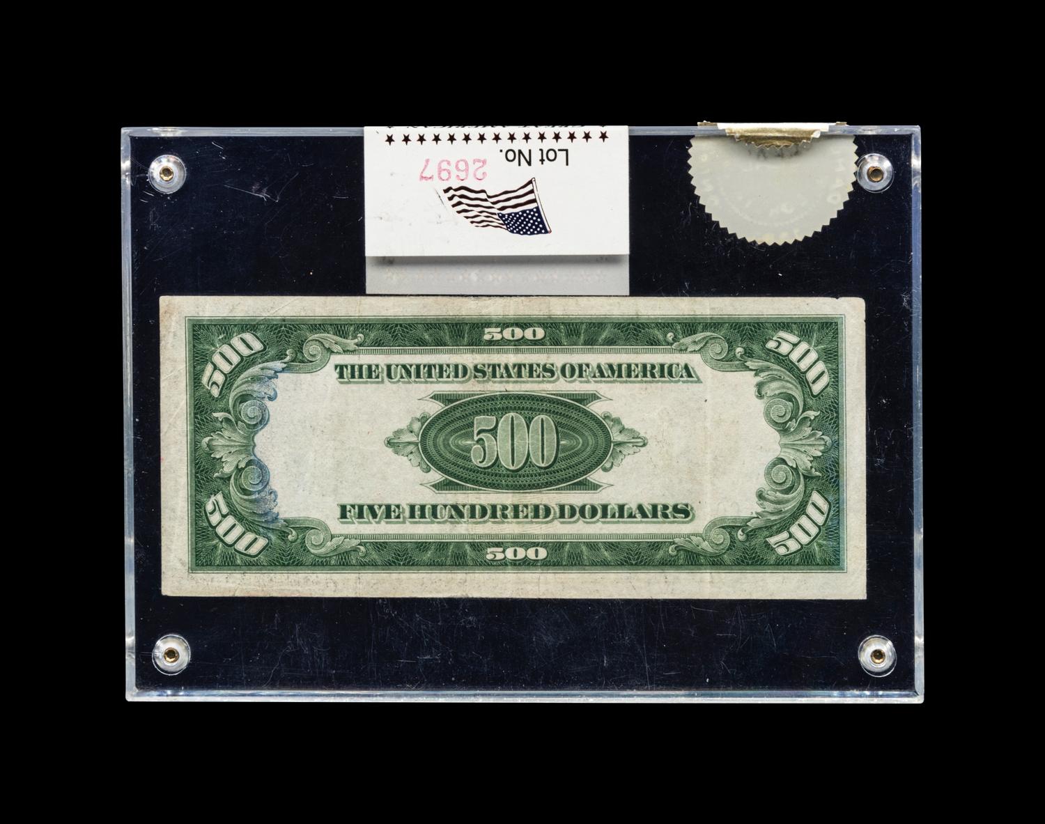 Three $500 Federal Reserve Notes