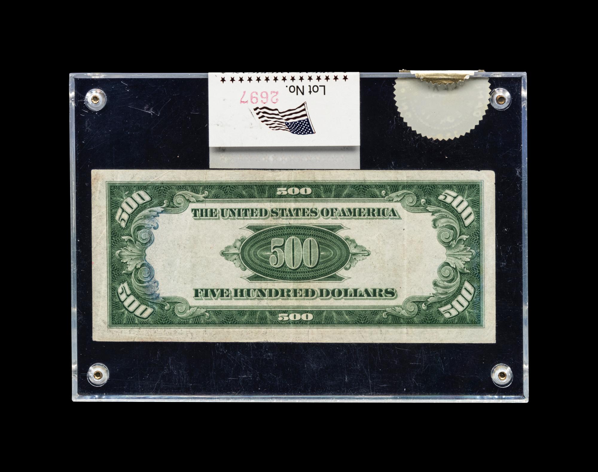 Three $500 Federal Reserve Notes