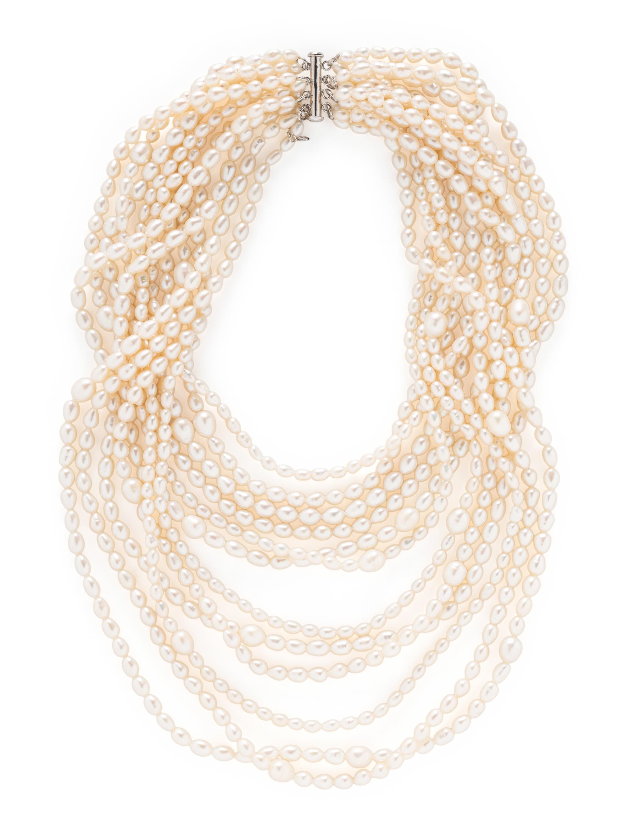 CULTURED PEARL MULTISTRAND NECKLACE