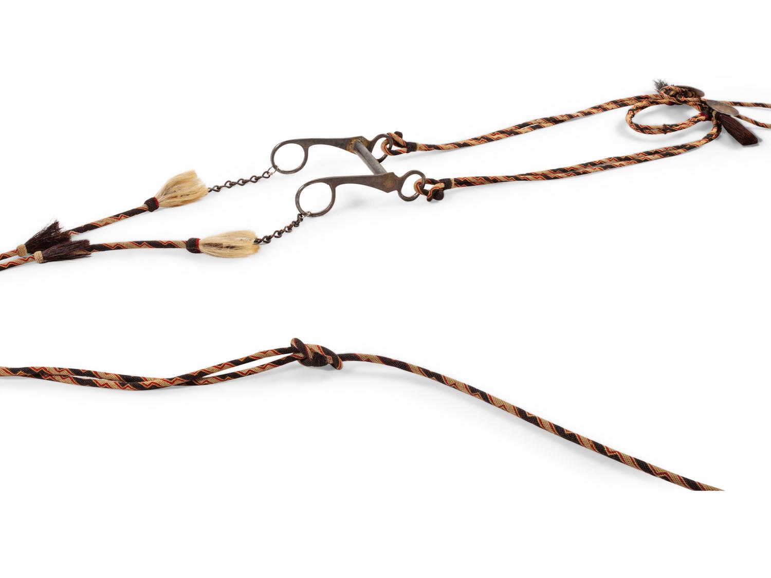 Prison Made Hitched Horsehair Bridle