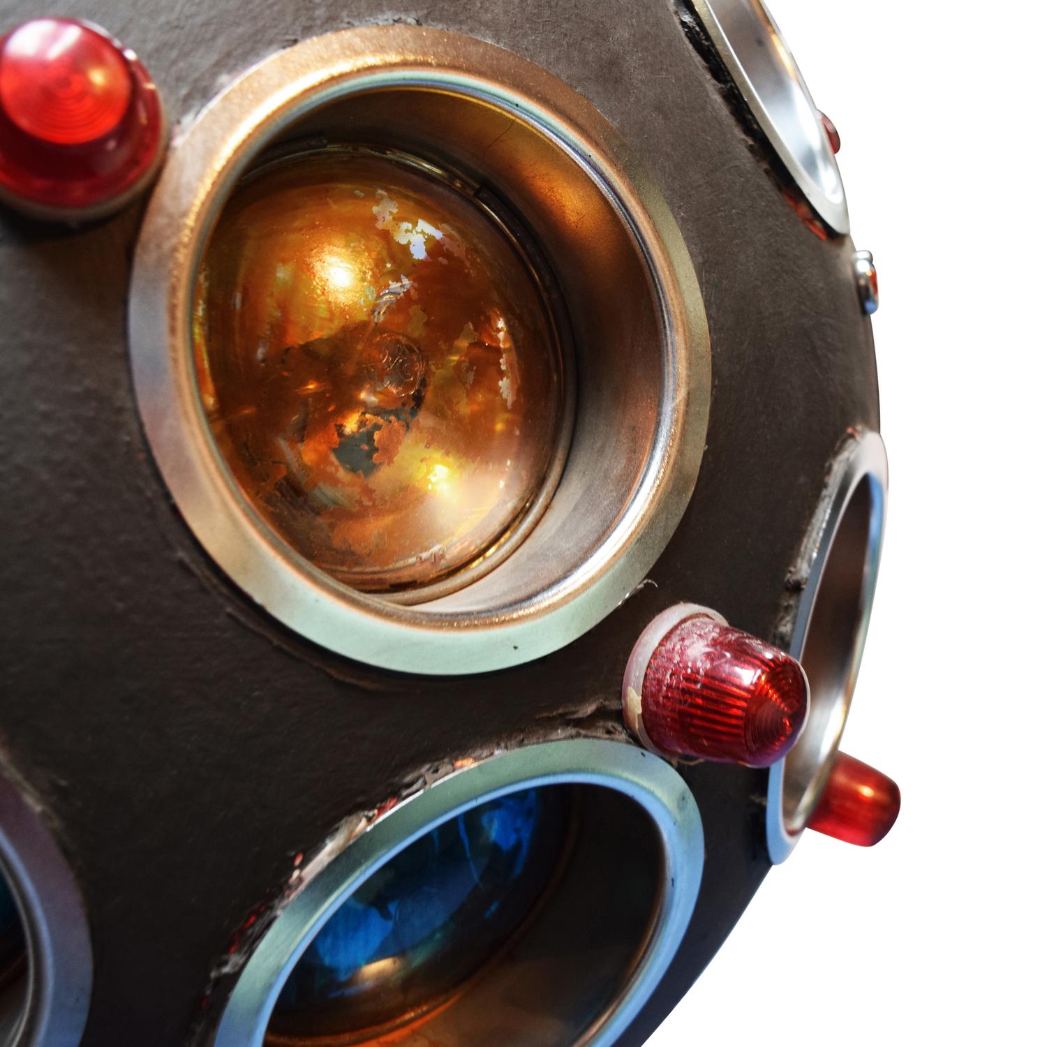 A Metal and Plastic "Disco" Ball 36" W x 24" D x 45" H — Italy, Late 20th Century