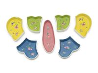 A Chinese Famille Rose Porcelain 'Butterfly' Sweetmeat Set
