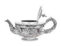 A George III Silver Warwick Vase Teapot