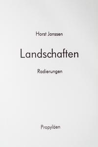 JANSSEN, HORST Radierungen. Berlin, 1971.