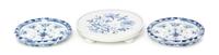 Three Meissen Porcelain Articles, Diameter of first 5 inches.