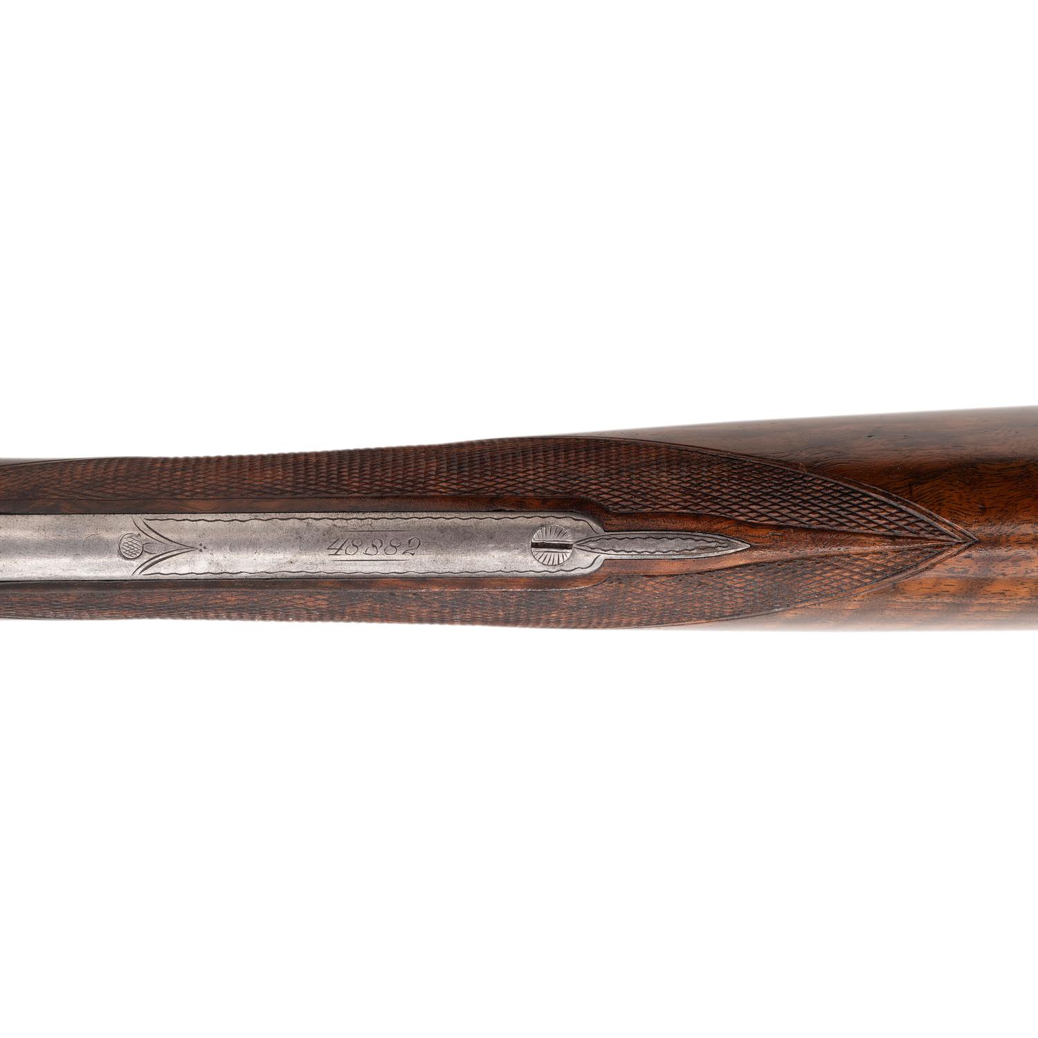 **Lefever Arms Company E Grade Sideplate Shotgun
