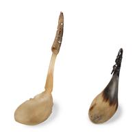 Northwest Coast Horn Ladles