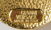 A Gianni Versace Safety Pin Link Belt, 35" x .75".