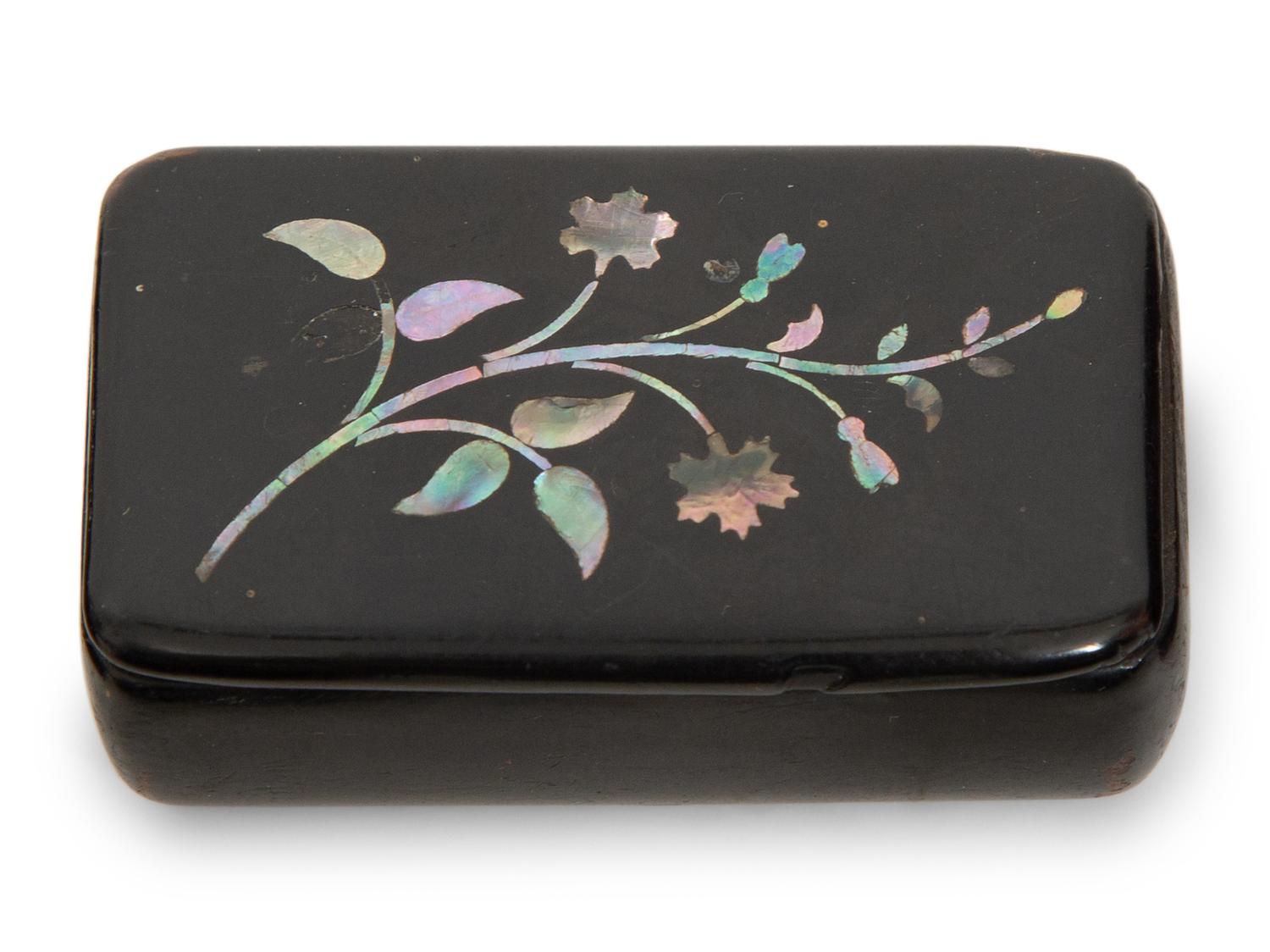 A Group of Six English Snuff Boxes