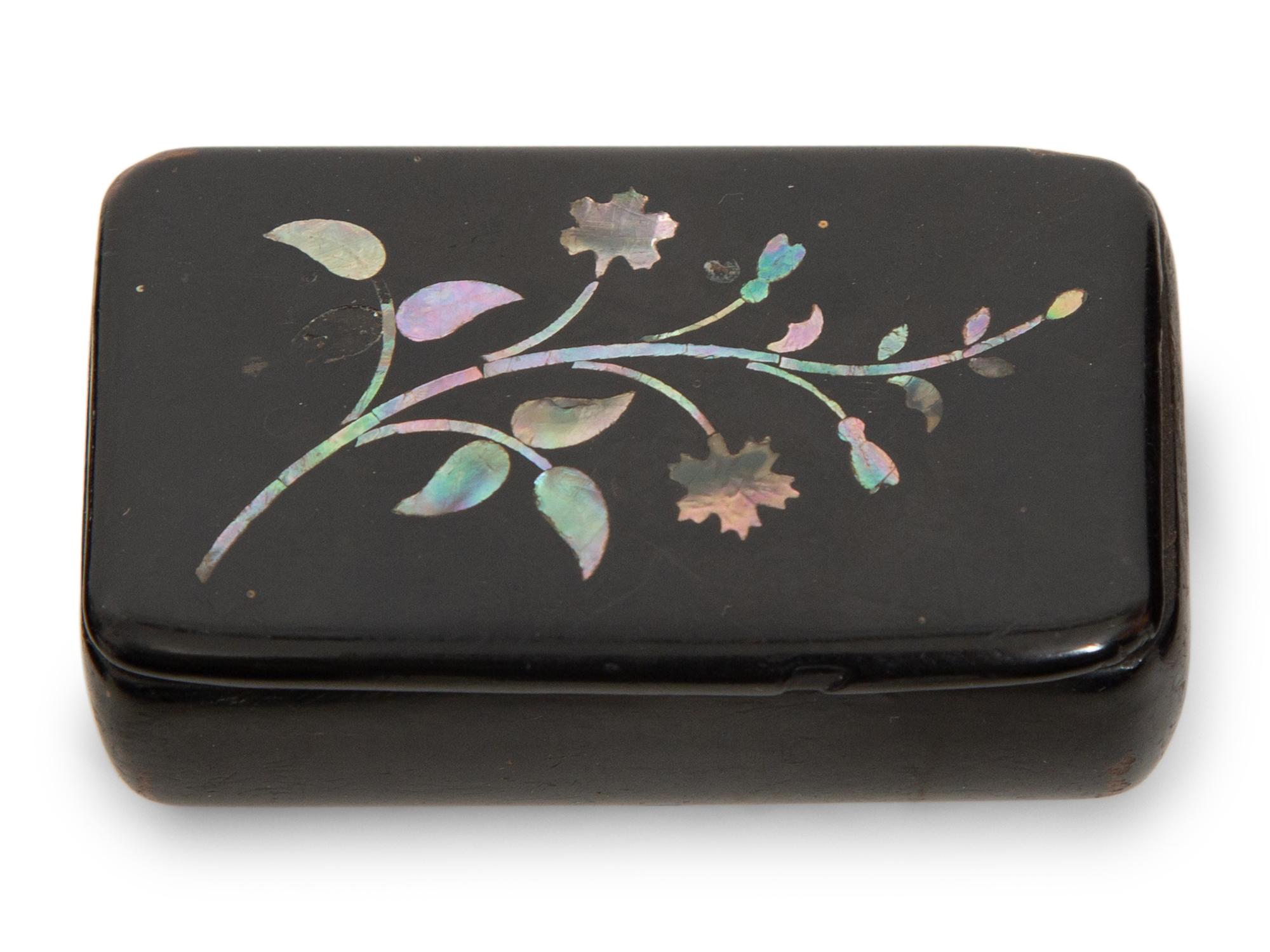 A Group of Six English Snuff Boxes