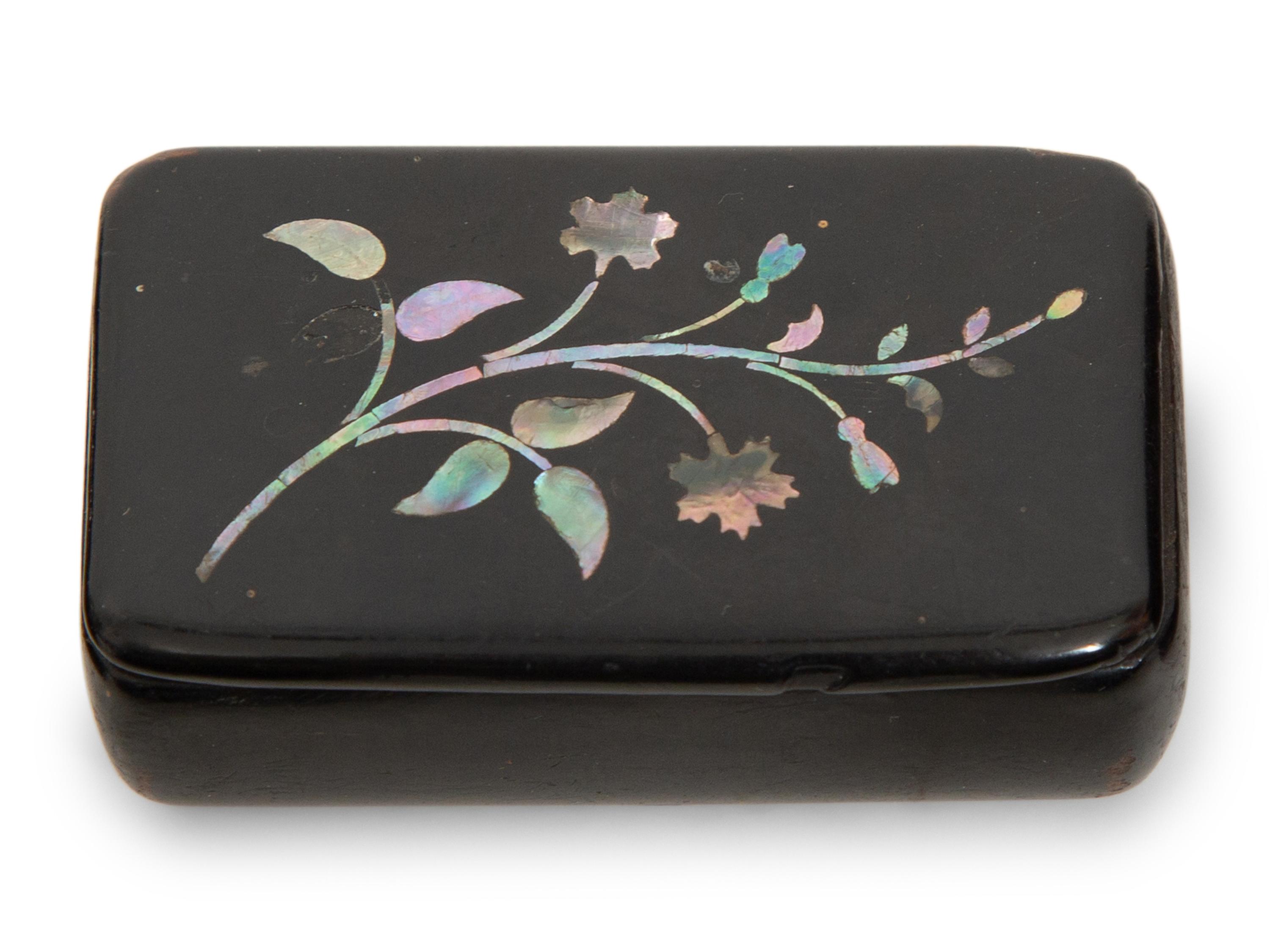 A Group of Six English Snuff Boxes