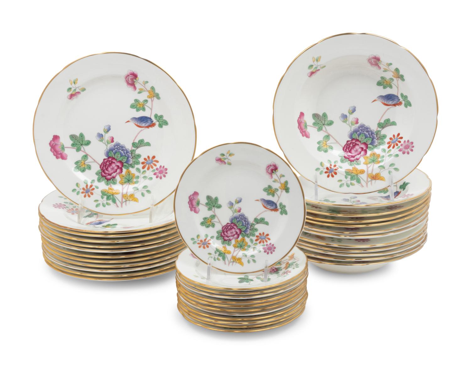 A Group of Wedgwood Cuckoo Porcelain Dinnerware Articles