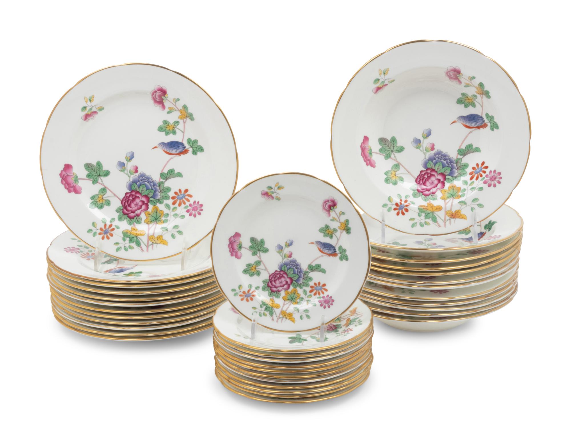 A Group of Wedgwood Cuckoo Porcelain Dinnerware Articles