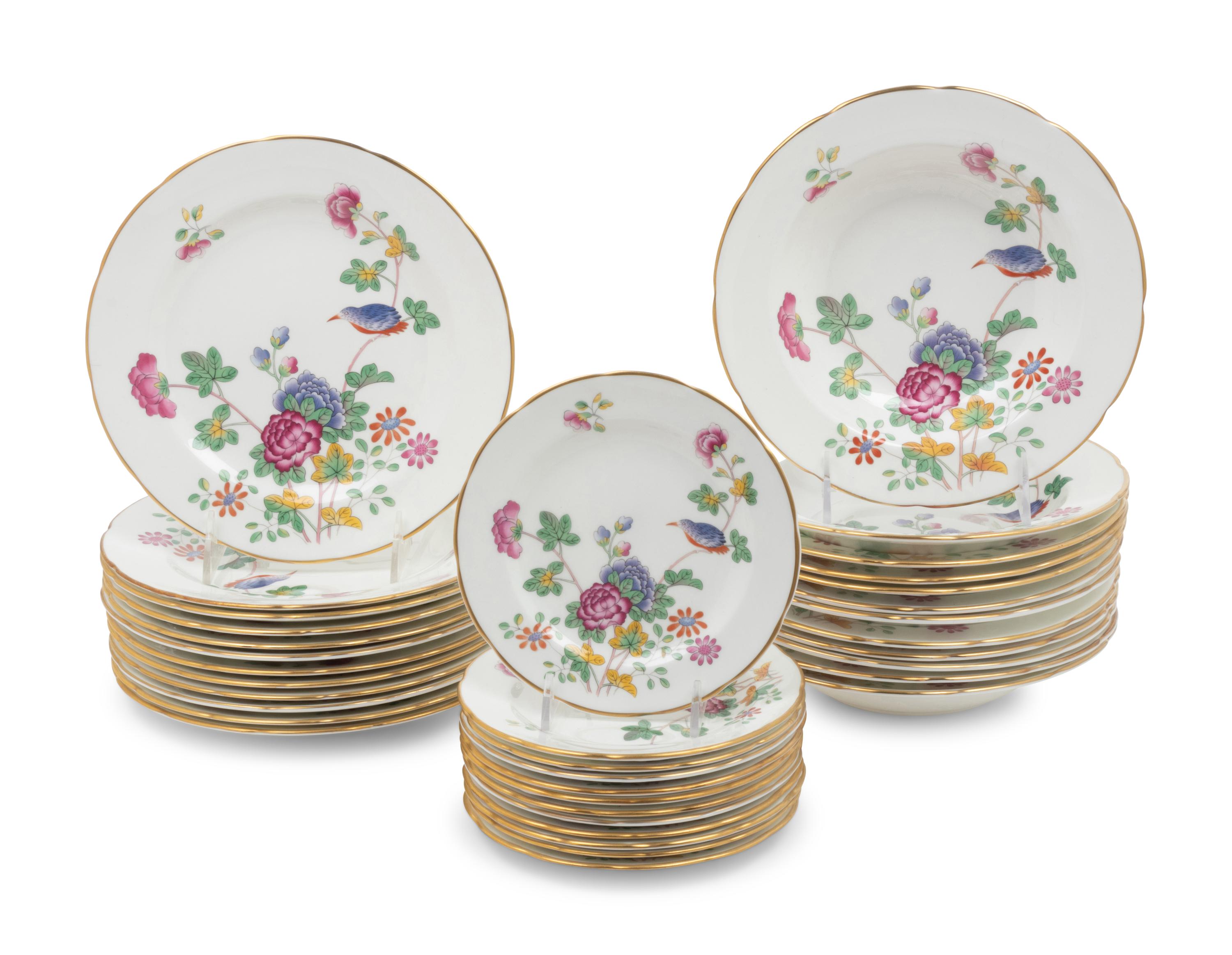 A Group of Wedgwood Cuckoo Porcelain Dinnerware Articles
