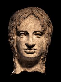 An Etruscan Terracotta Votive Head