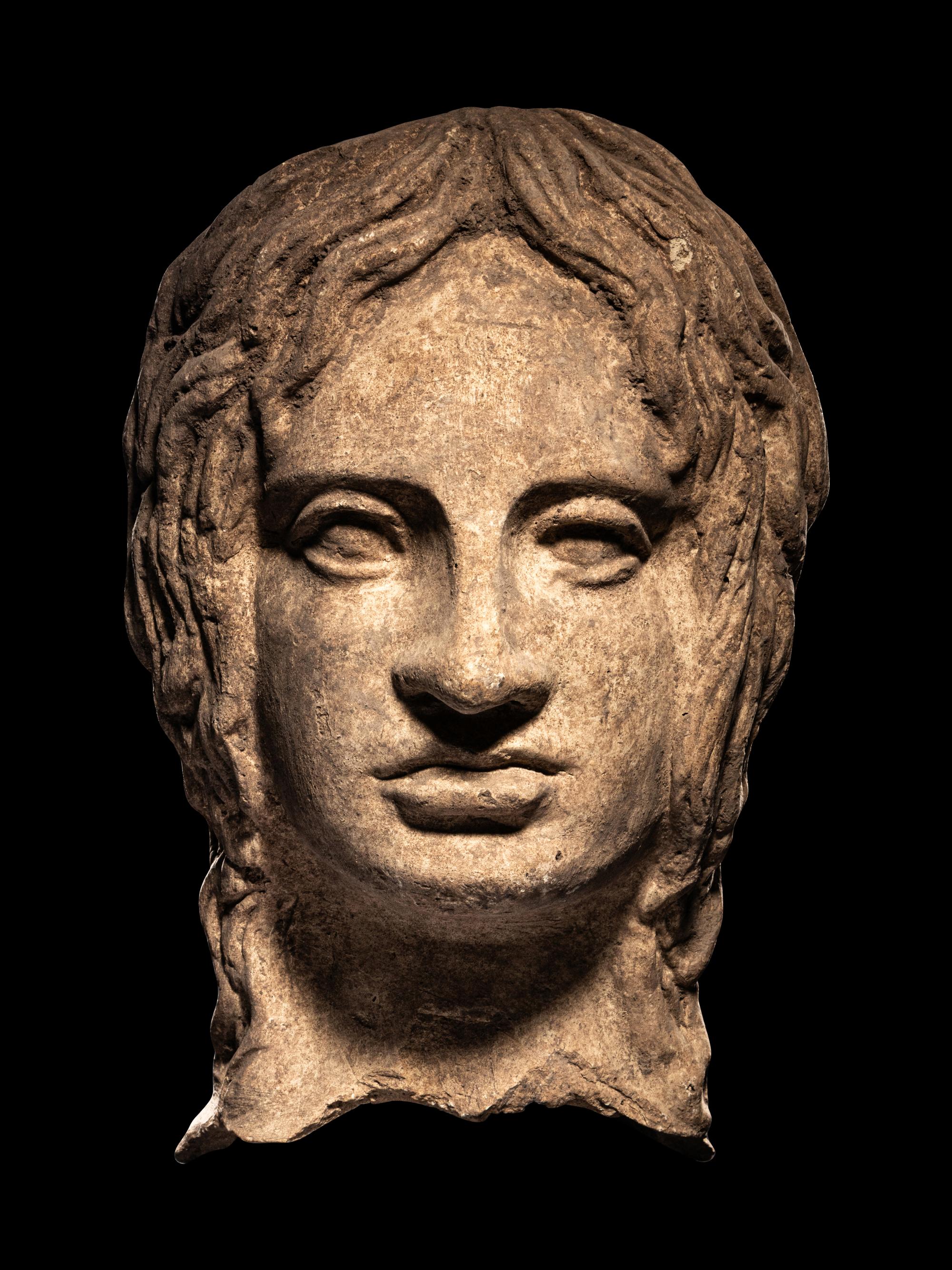 An Etruscan Terracotta Votive Head