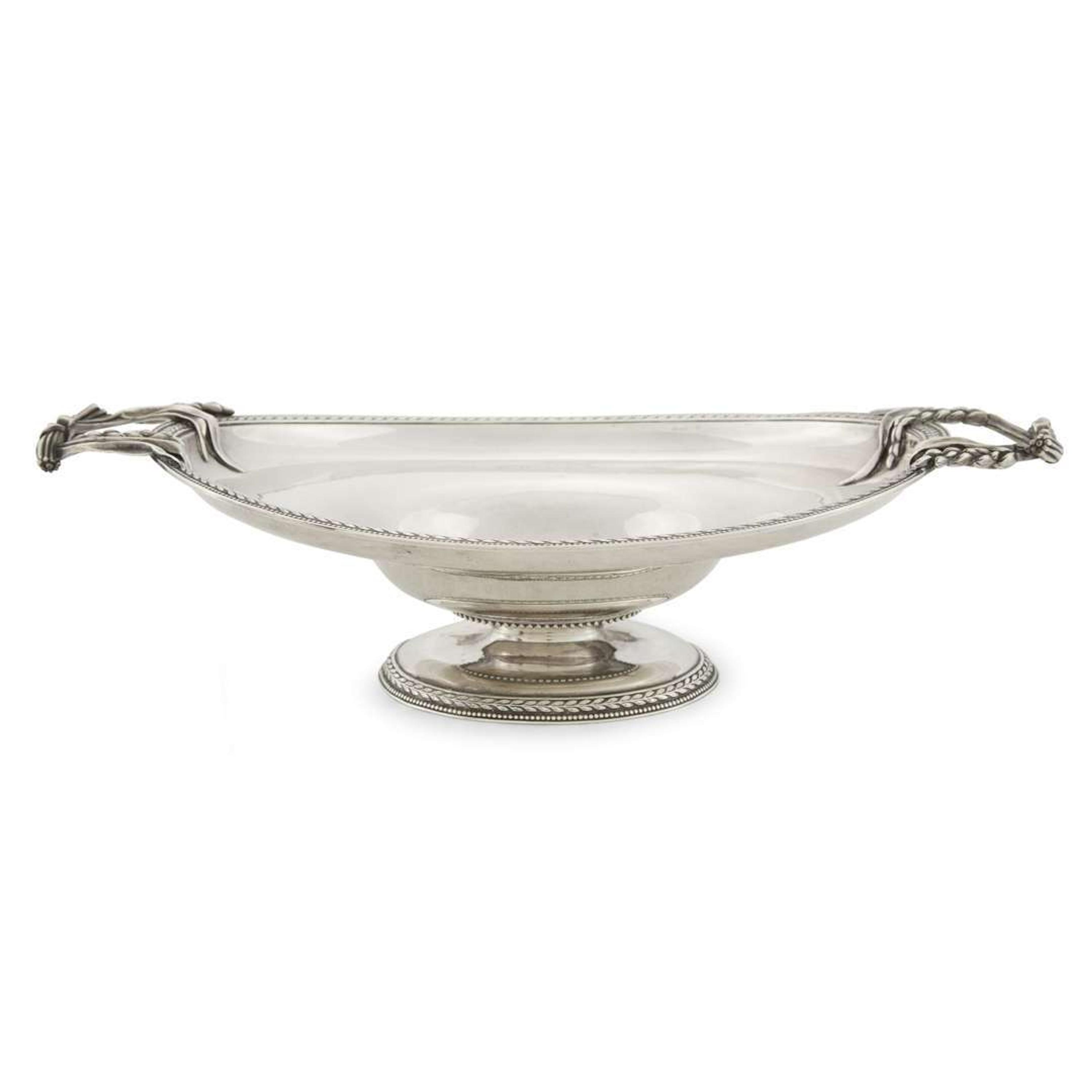 Neoclassical sterling silver compote J. C. Moore & Son for Tiffany & Co., New York, NY, circa 1860