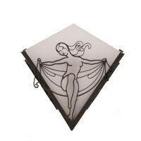 An Art Deco Fer Forge Sconce 13" W x 6.75" D x 12" H — France, Circa 1920