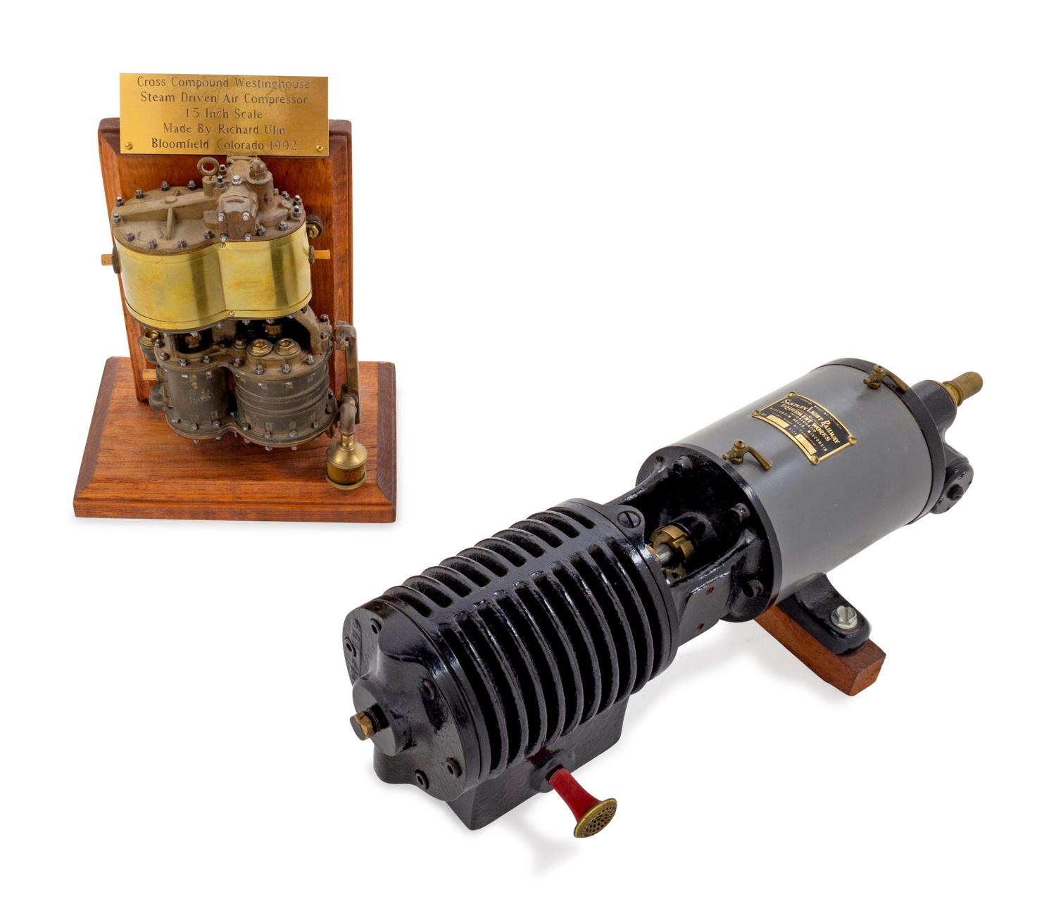 Two Air Compressor Scale Models