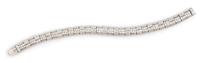 An 18 Karat White Gold and Diamond 'Appassionata' Bracelet, Roberto Coin, 21.85 dwts.