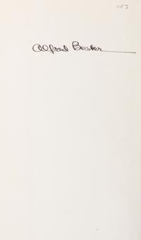 BESTER, ALFRED. The Demolished Man. Chicago, 1963. First edition, signed.